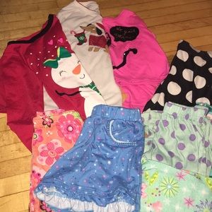 Pj tops bottoms and shorts